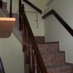 Ash railing, wenge colour - Scari din lemn Suceava Ash railing, wenge colour