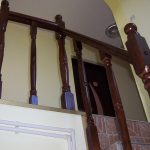 Ash railing, wenge colour - Scari din lemn Suceava Ash railing, wenge colour