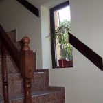 Ash railing, wenge colour - Scari din lemn Suceava Ash railing, wenge colour