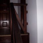 Wenge colour larch staircase