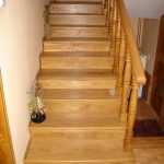Oak staircase