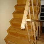 Cherry staircase, ash balusters - Scari din lemn Suceava Scara cires balustri frasin