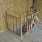 Steamed beech staircase
