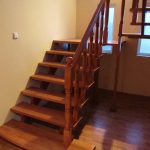 Cherry colour beech staircase