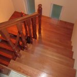 Cherry colour beech staircase