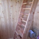 Larch staircase, alternating treads - Scari din lemn Suceava Larch staircase, alternating treads