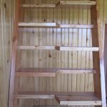 Larch staircase, alternating treads - Scari din lemn Suceava Larch staircase, alternating treads