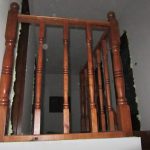 Stained oak staircase