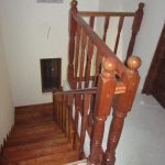 Stained oak staircase