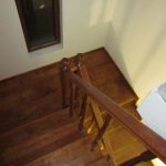 Stained oak staircase