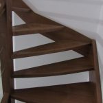 Oak colour beech staircase - Scari din lemn Suceava Oak colour beech staircase