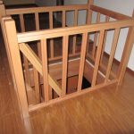 Economical beech staircase with railings on both sides - Scari din lemn Suceava Economical beech staircase with railings on both sides