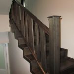 Dark wenge colour ash covering - Scari din lemn Suceava Dark wenge colour ash covering