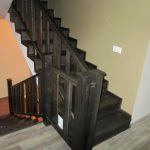 Dark wenge colour ash covering - Scari din lemn Suceava Dark wenge colour ash covering