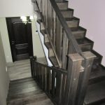 Dark wenge colour ash covering - Scari din lemn Suceava Dark wenge colour ash covering