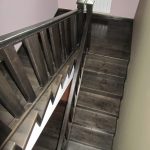 Dark wenge colour ash covering - Scari din lemn Suceava Dark wenge colour ash covering