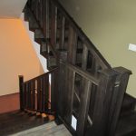 Dark wenge colour ash covering - Scari din lemn Suceava Dark wenge colour ash covering