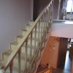 Concrete covering with ash treads - Scari din lemn Suceava Concrete covering with ash treads