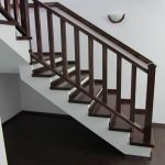 Walnut colour beech covering, without risers 8