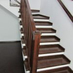 Walnut colour beech covering, without risers 3