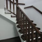 Walnut colour beech covering, without risers 2