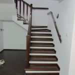 Walnut colour beech covering, without risers 1